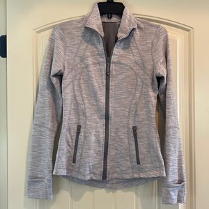 LuluLemon We Are From Space Ice Grey Define Jacket. Size 8